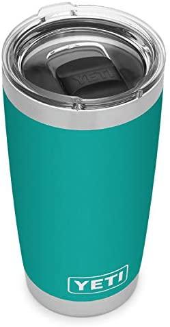  YETI Rambler - Vaso de acero inoxidable con tapa MagSlider, 10  onzas, color blanco : Hogar y Cocina