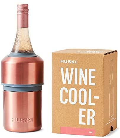 Enfriador de vino – Enfriador de botellas de vino premium de doble pared,  enfriador de vino aislado al vacío para la mayoría de botellas de champán y
