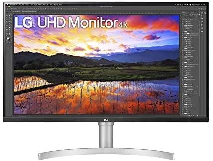 Monitor Portátil LG 32UN650-W 32'' UHD HDR Ajustable -Negro