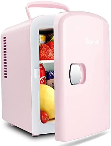 Astroai Mini Refrigerador Portátil, Mini Nevera Electrónica Para