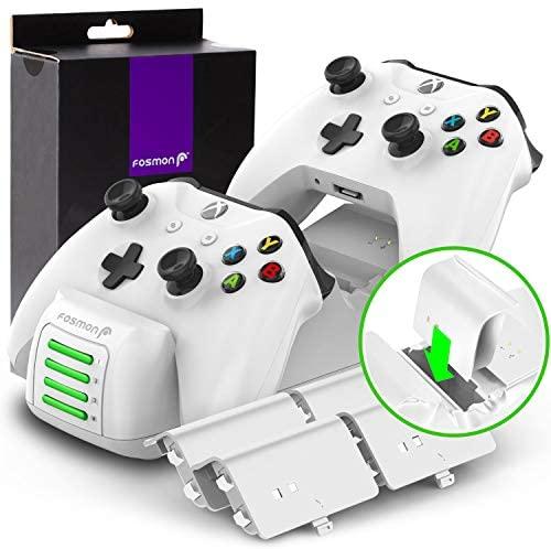 Cargador Fosmon para 2 Controles 2 Baterias Xbox One- Lapson México