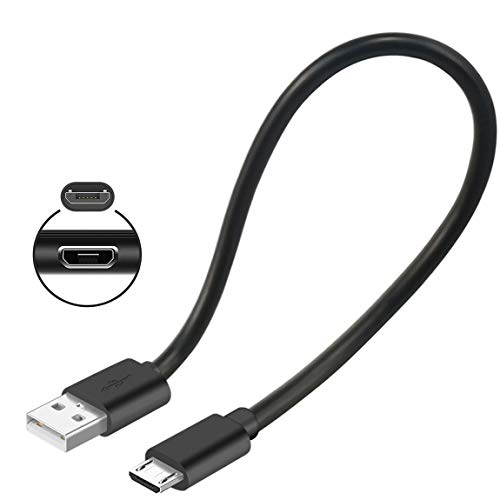 Cable Cargador Micro USB a USB Portátil - Negro