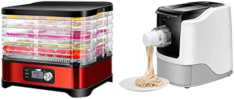  Máquina eléctrica para hacer pasta, máquina automática para  hacer fideos, máquina de pasta, 13 formas de fideos para elegir, para hacer  espaguetis, macarrones o envolturas de albóndigas : Hogar y Cocina