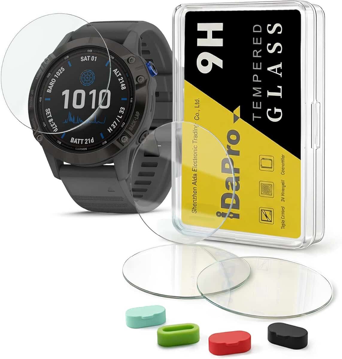 Protector de pantalla iDaPro para Garmin Fenix 6/6 Pro 4 pzs