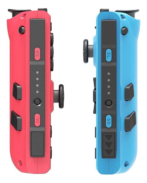 Alternative view of Controles Joycon Switch Honson Multicompatibilidad Rojo/azul