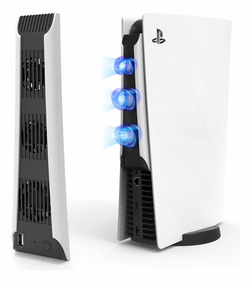 Enfriador Para Ps5 Honson Hs-ps5028 3 Ventiladores - Blanco