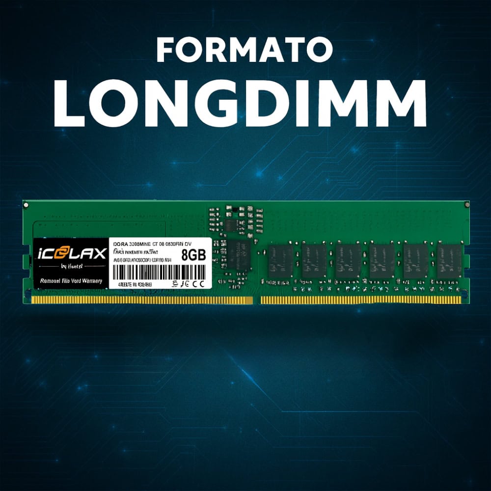 Alternative view of Memoria Ram Icoolax Ddr5 8gb 5600mhz Longdimm -verde