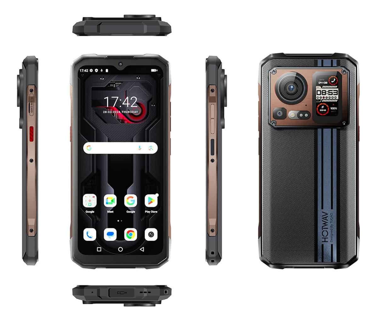 Alternative view of Hotwav Cyber 15 Dual Sim 256 Gb Marrón 12 Gb Ram