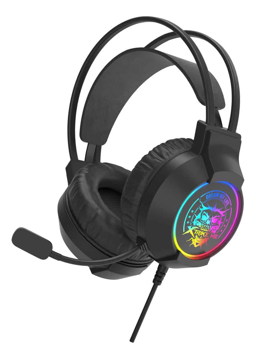 Audifonos Gamer Alámbrico Xtrike Me Gh-416 Led Negro