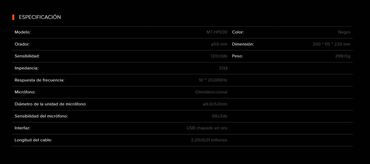 Audifonos Gamer Alámbricos Meetion Hp030 Hifi 7.1 Negro - Image 10