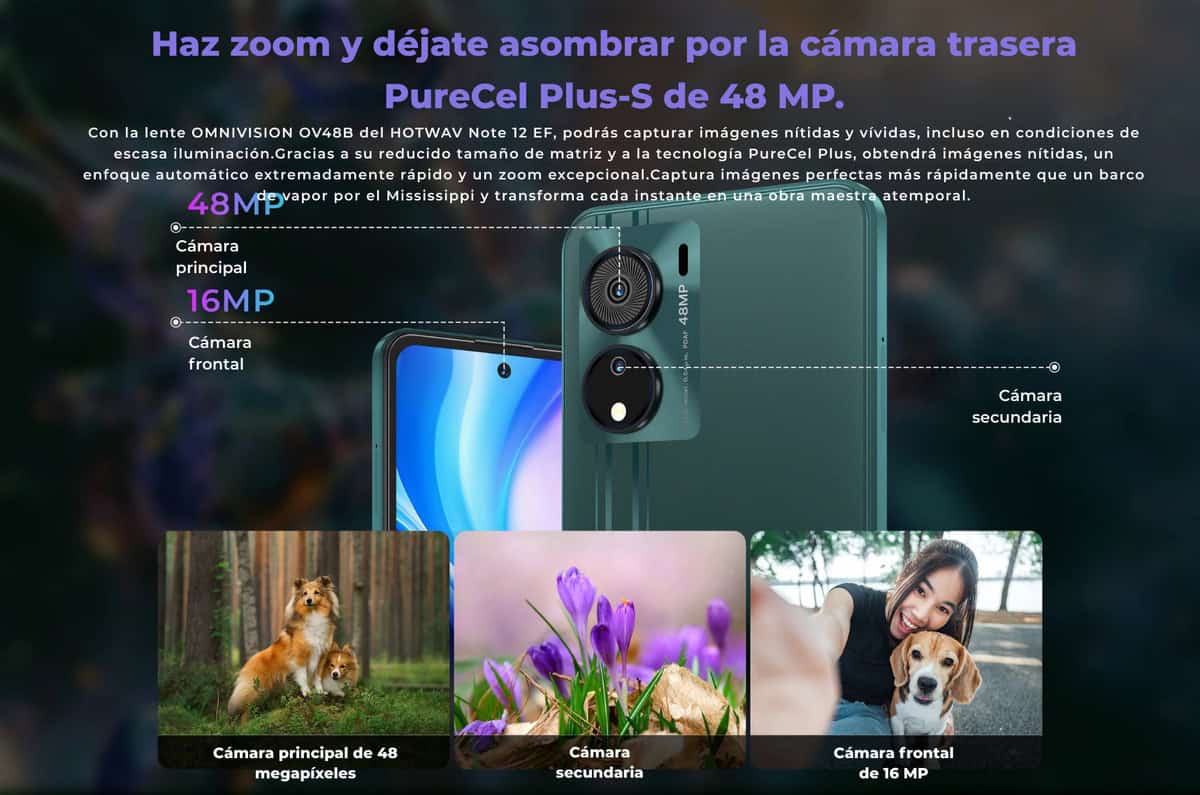 Celular Hotwav Note 12 Ef 6.8 Hd+4gb Ram+128gb - Image 4