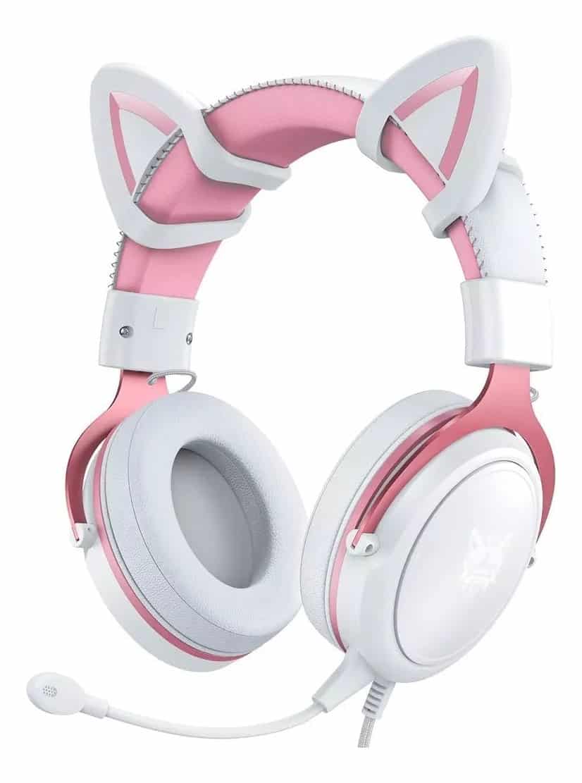 Audifonos Gamer Alámbrico Onikuma X10 Led Orejas De Gato