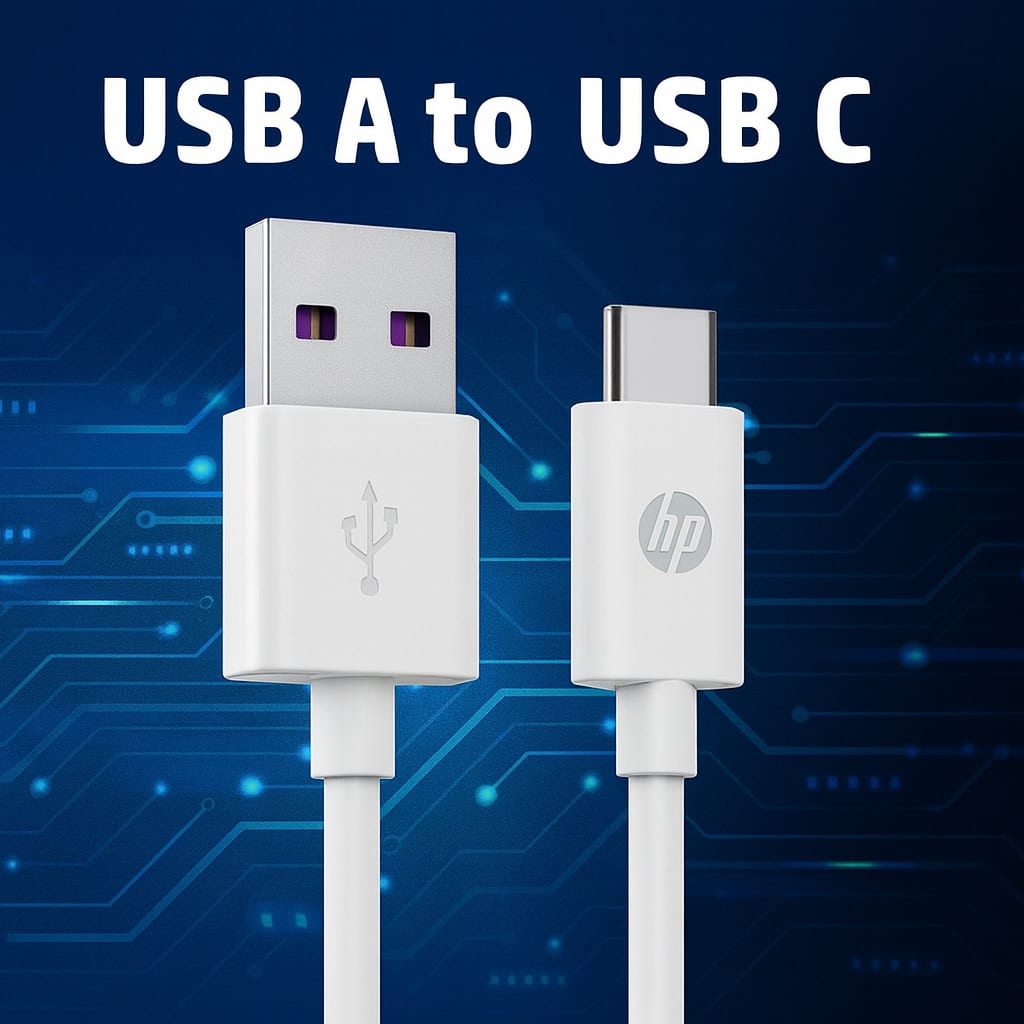 Alternative view of Cable Hp Dhc-tc100- Usb2.0 A Usb-c 1 Metro -blanco