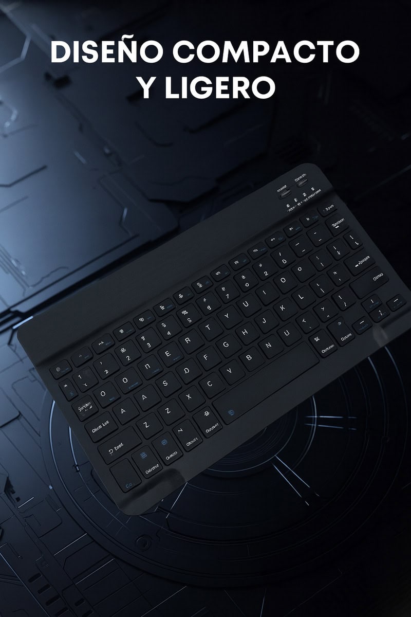 Alternative view of Teclado Bluetooth Inalámbrico Hotwav Bt Pad 11 -negro
