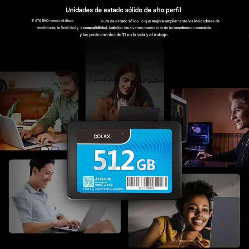 Alternative view of Disco Duro De Estado Sólido Icoolax Sata3 2.5  512gb -negro
