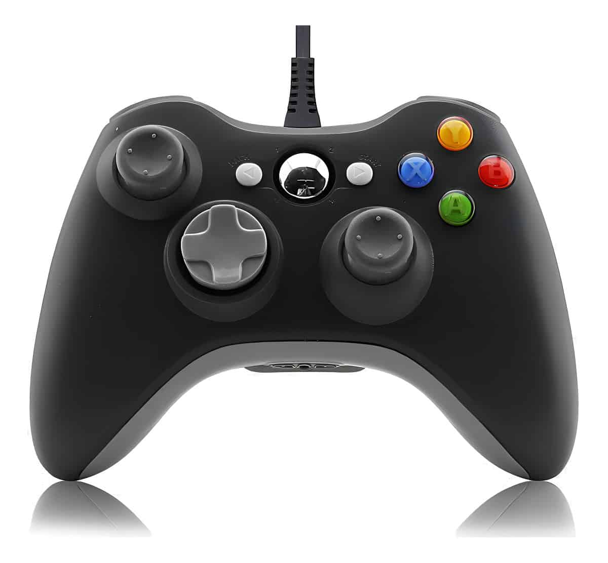 Control De Videojuego Honson Para Pc Tv Alambrico Negro