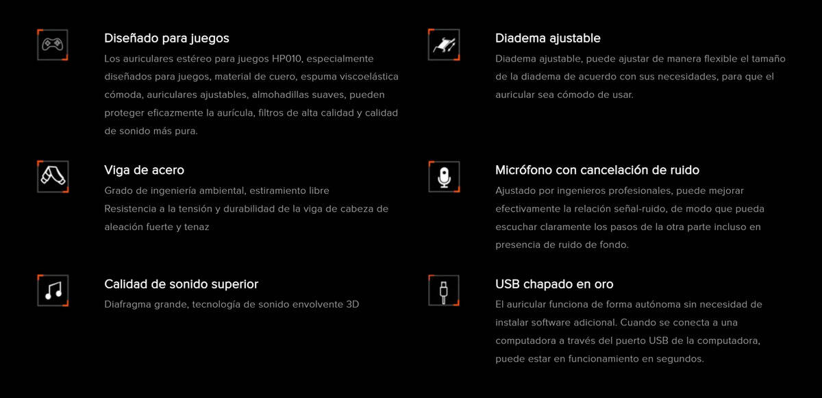 Audifonos Gamer Alámbricos Meetion Hp030 Hifi 7.1 Negro - Image 9