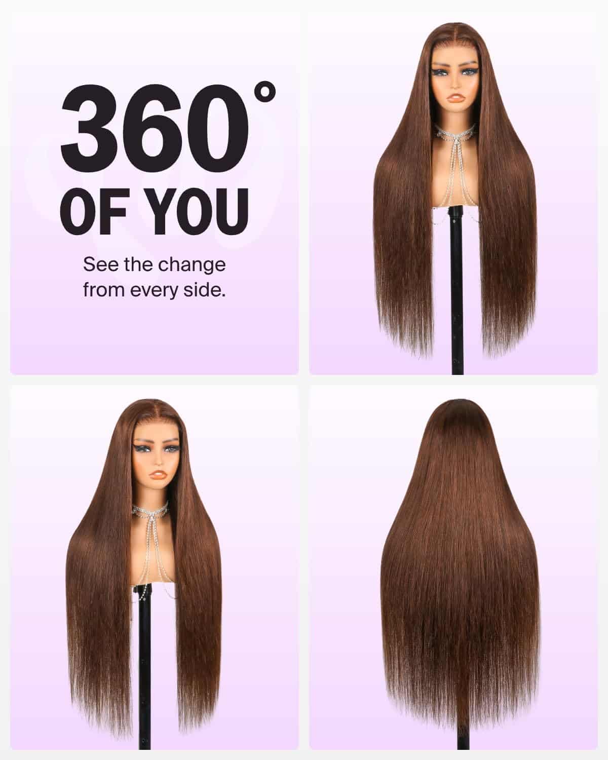 Alternative view of Pelucas Megalook de Cabello Humano Glueless 6x5 Lace Front