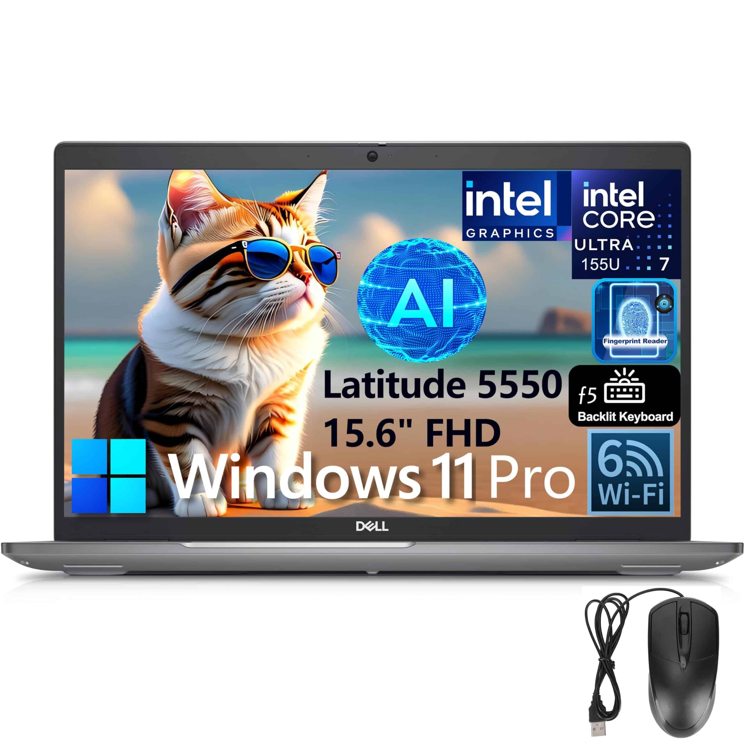 Laptop Dell Latitude 5550 15.6" Ultra 7 155U 16GB 1TB SSD