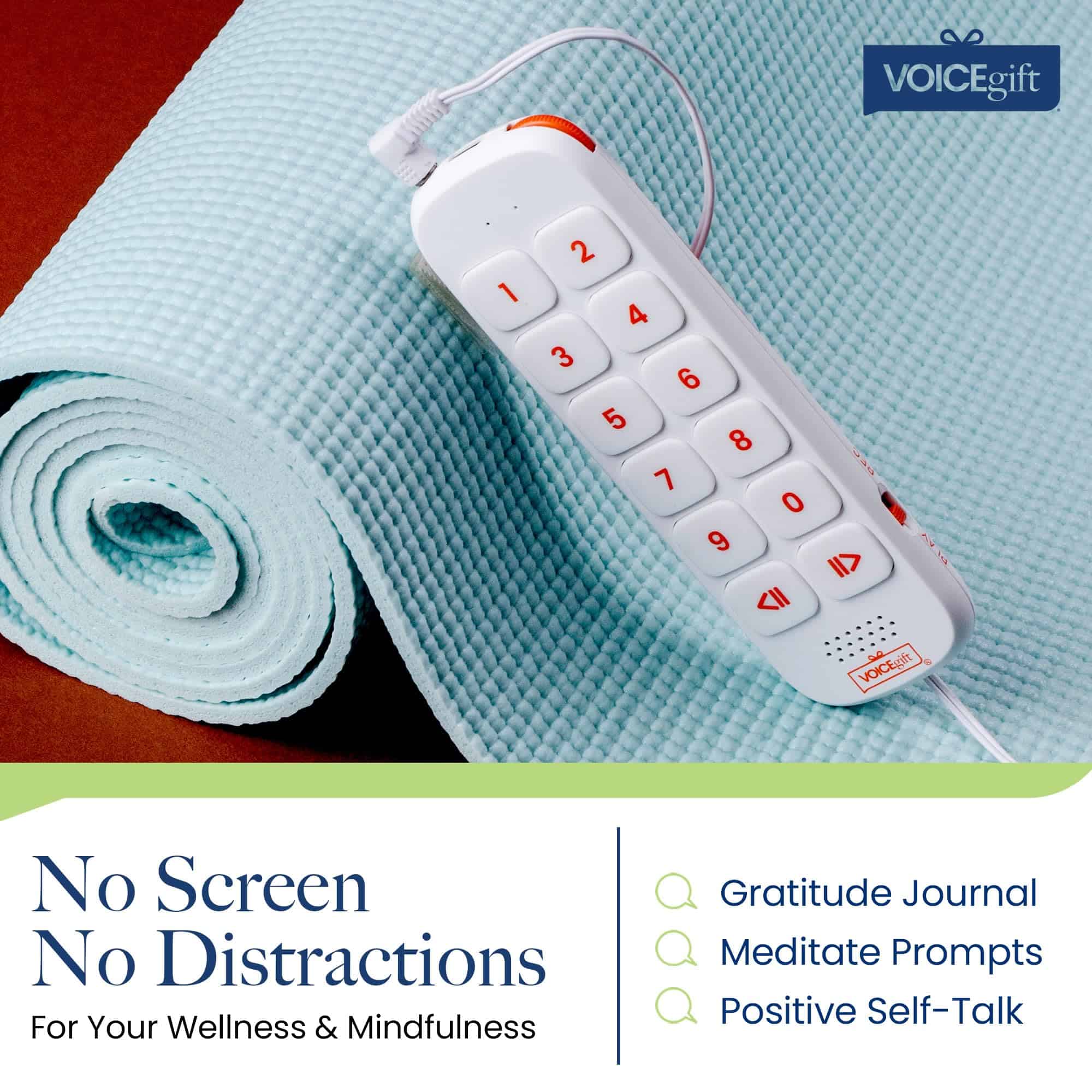 Alternative view of VoiceGift PLAY - Grabadora de voz sin pantalla y