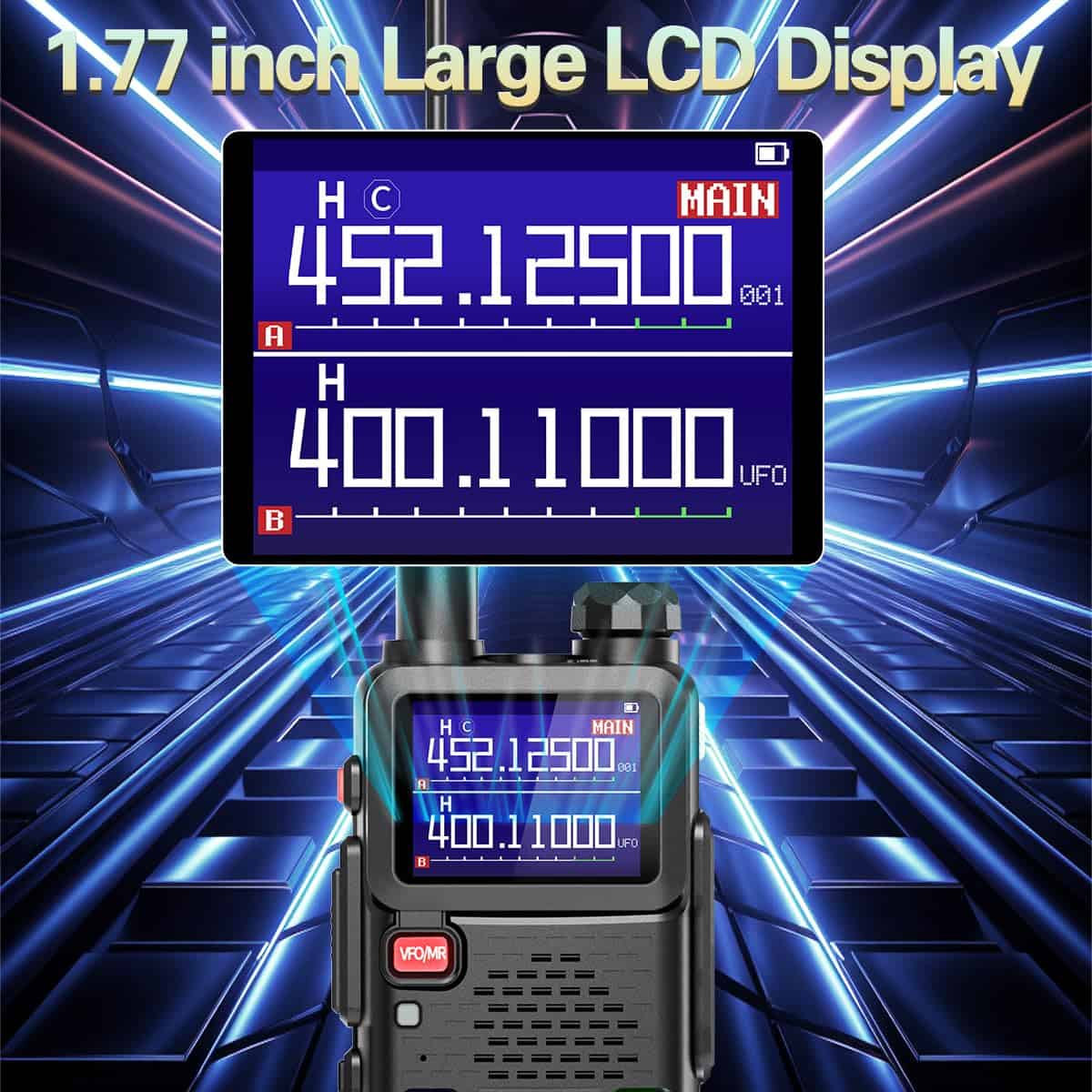 Alternative view of Radio de Ham BAOFENG AR-5RM 10W Walkie Talkies de Largo