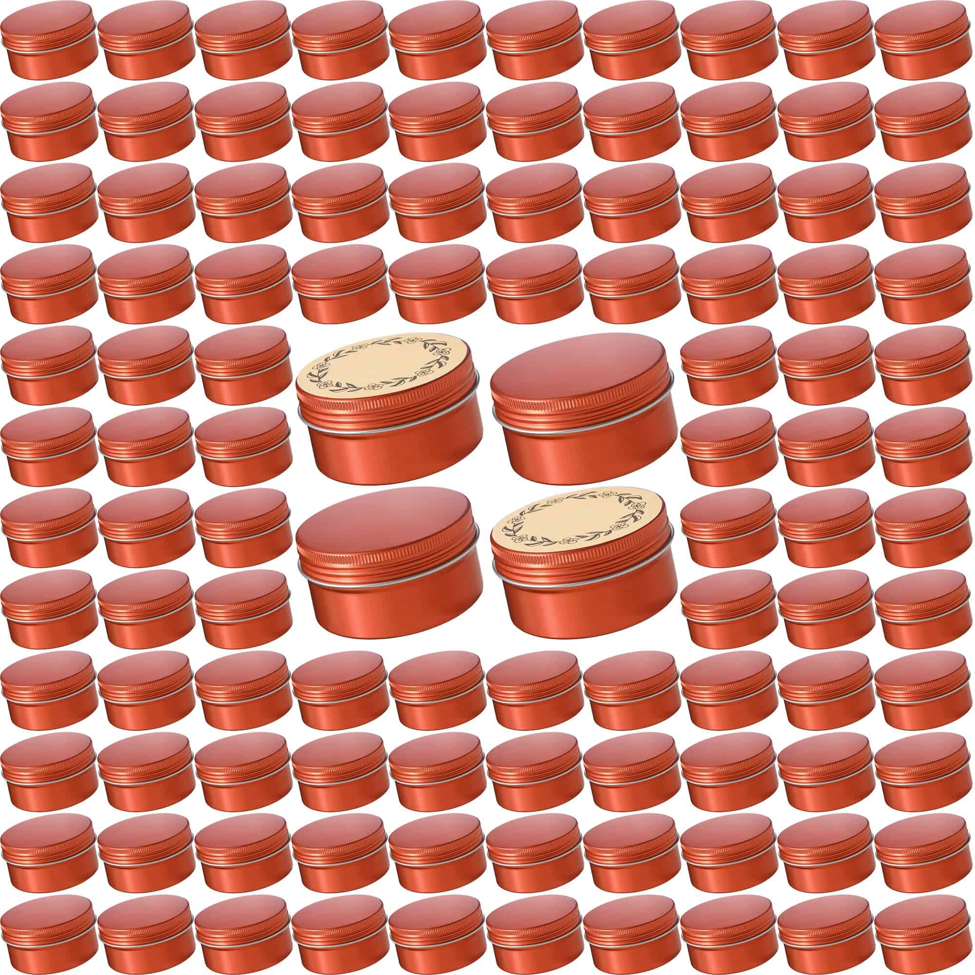 112 Pack 4oz/120ml Latas de Aluminio con Tapas de Rosca y