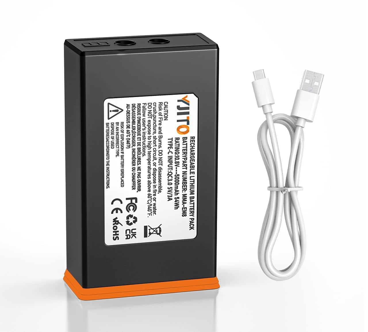 YJITO Upgrade 5000mAh Power Mag Plus Batería Recargable de