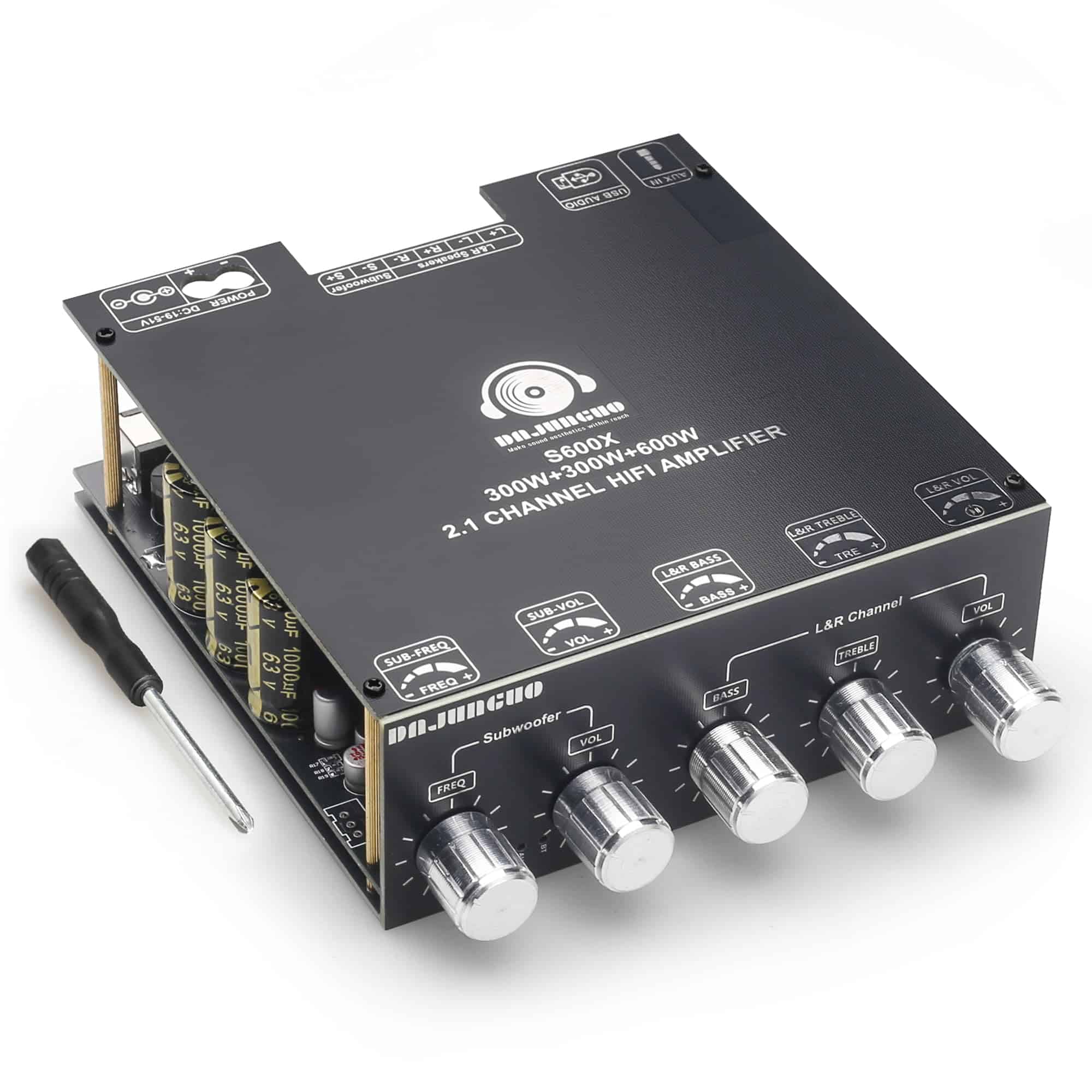Tablero de Amplificador de Canal 2.1 DAJUNGUO S600X
