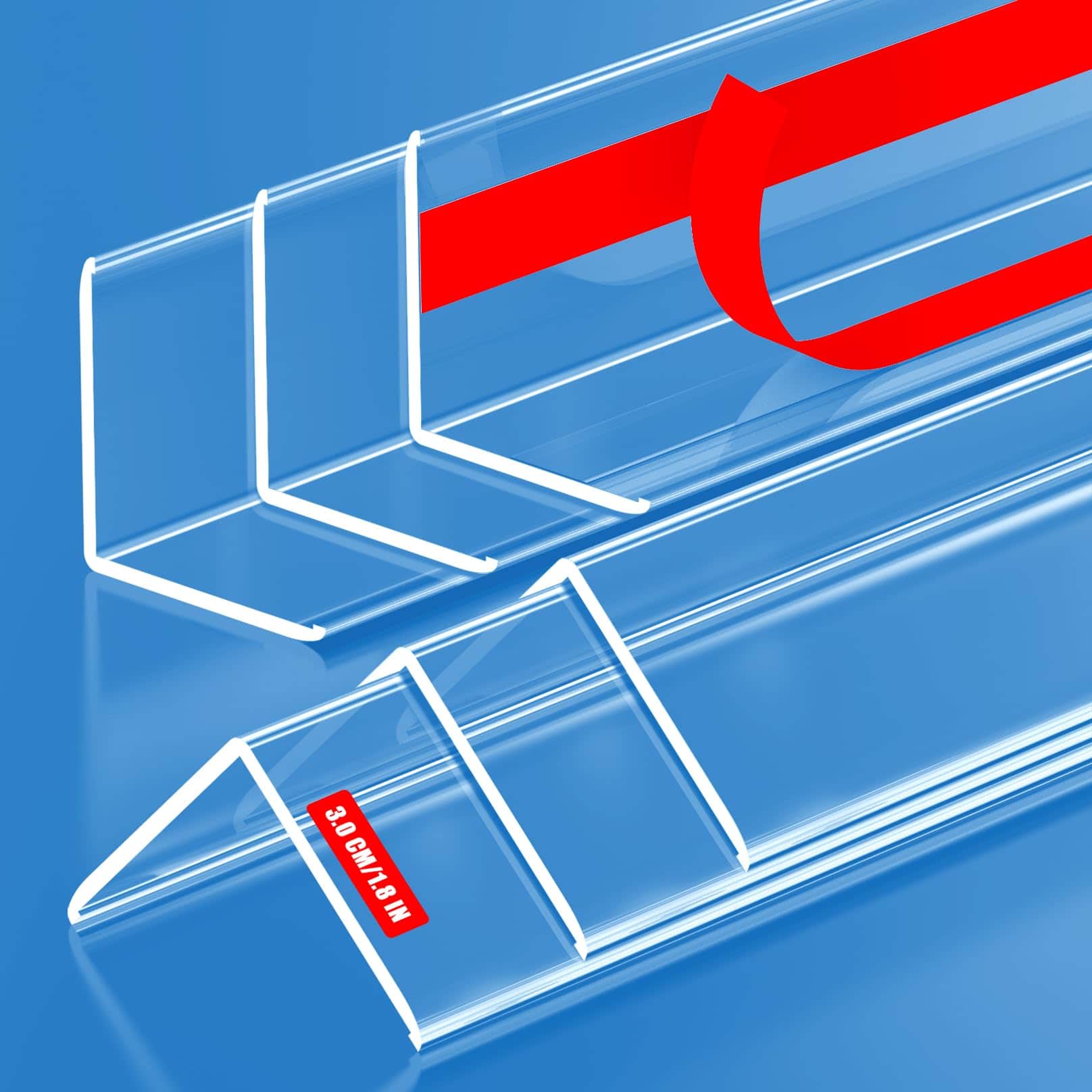 6PCS Protectores de Esquina de Pared -Transparente