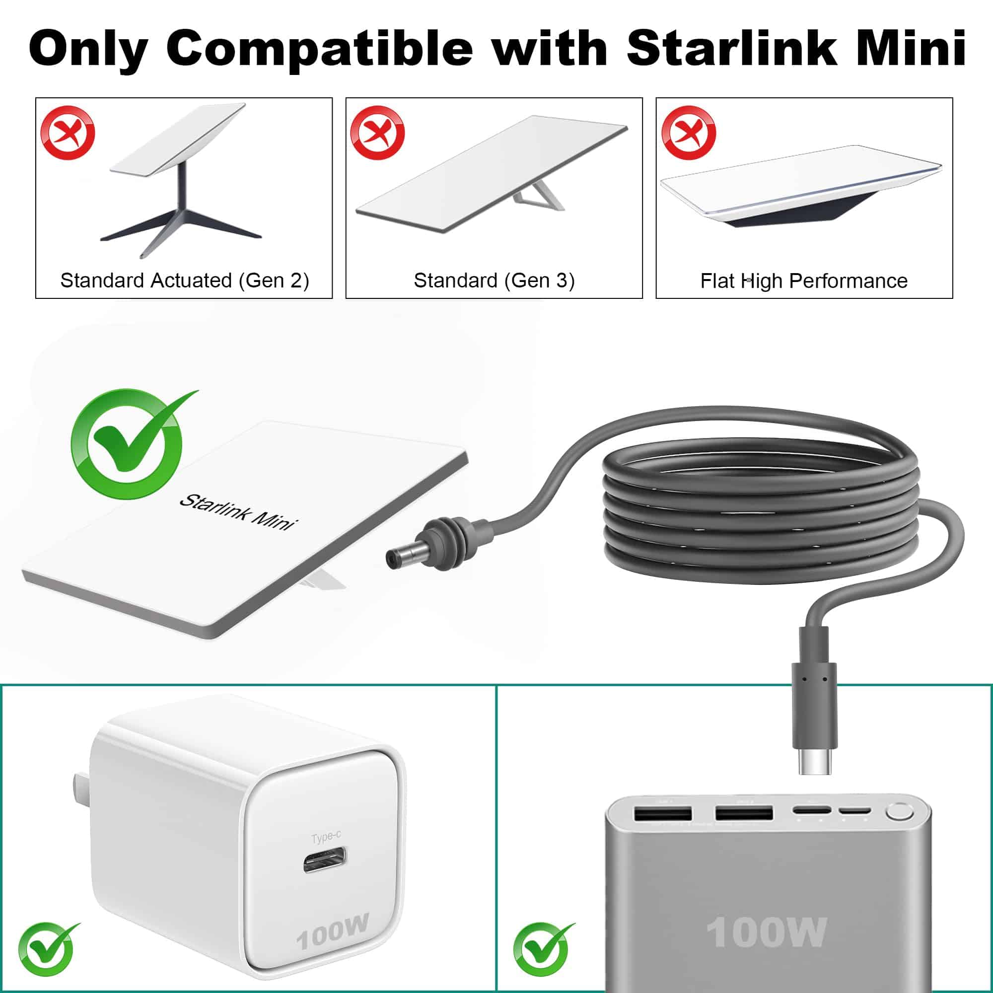 Cable de Alimentación Starlink Mini 10FT/3M, Starlink Mini - Image 4