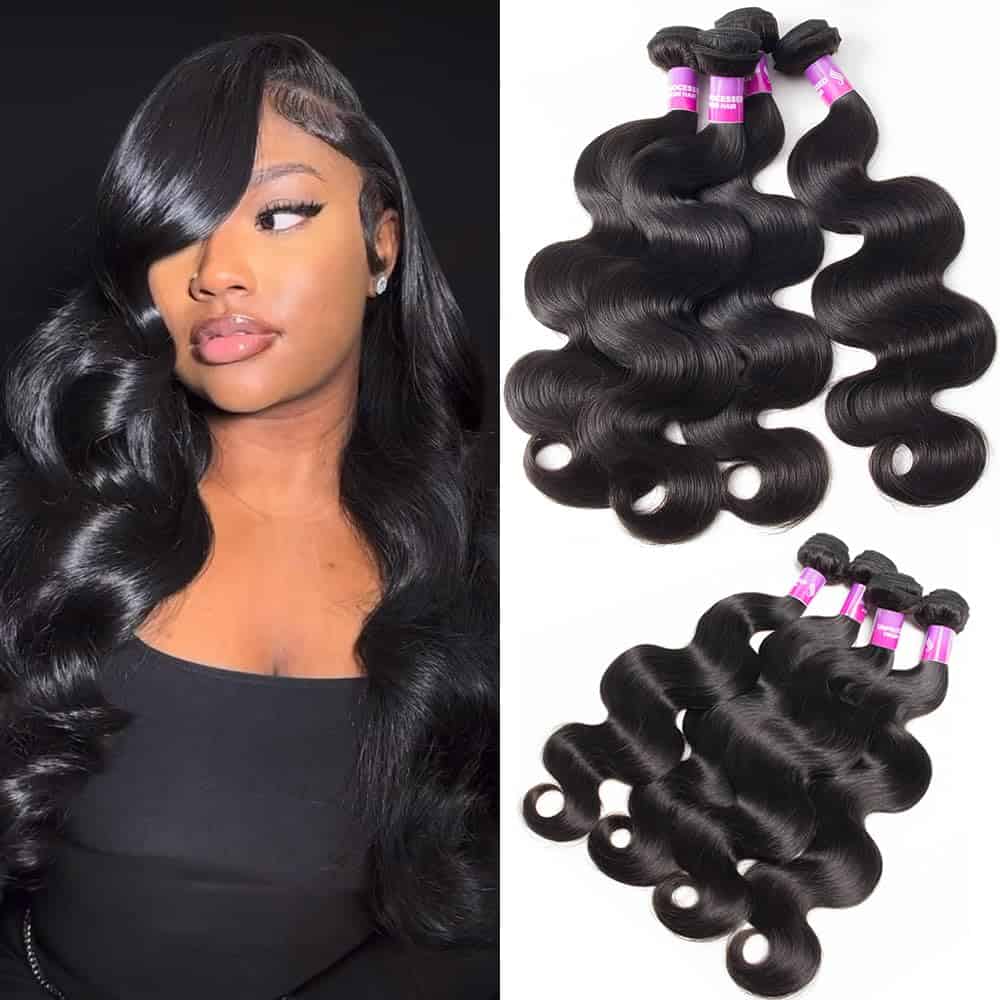 12A Mechones de Cabello Humano 400g Ondas al Cuerpo