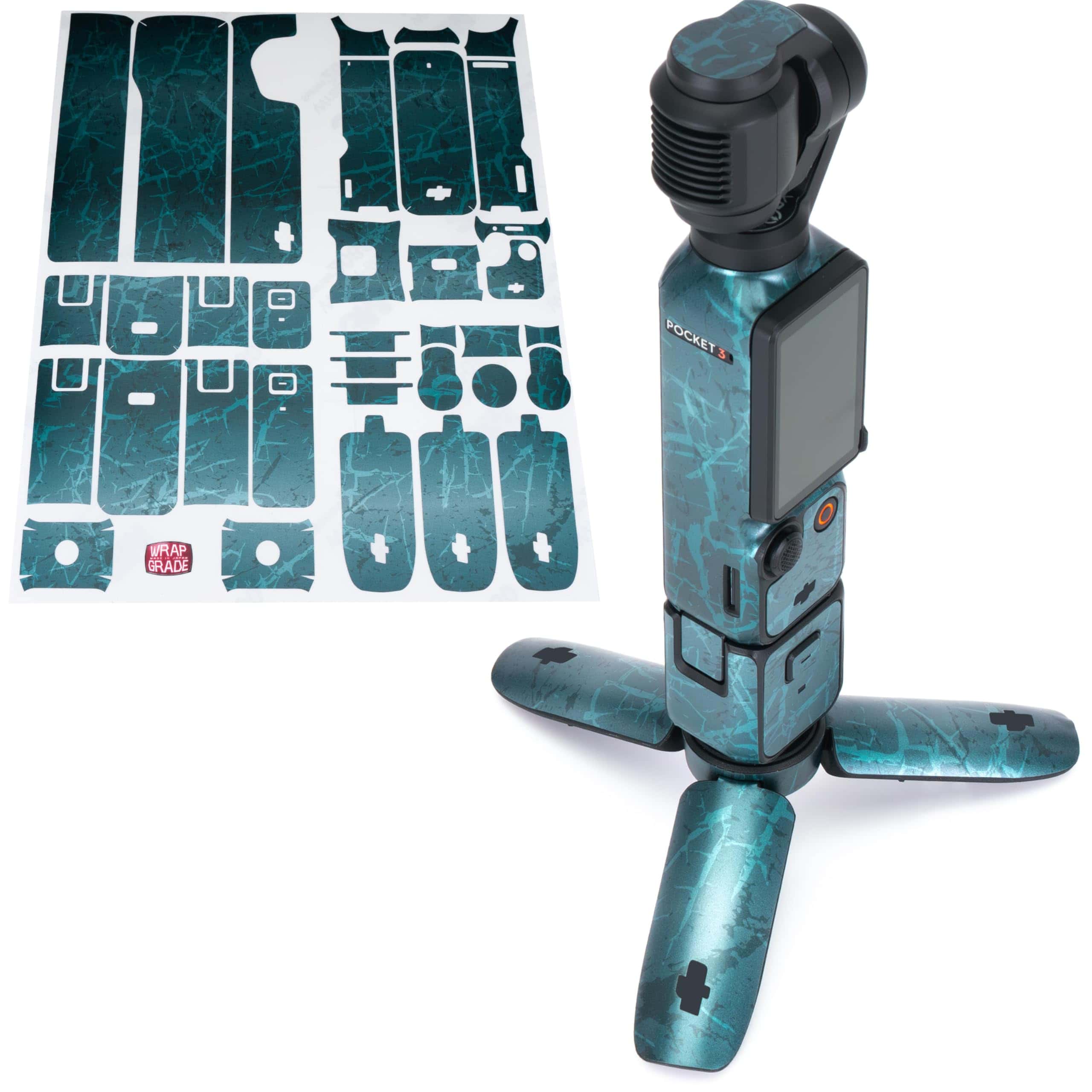 Calcomanías de piel WRAPGRADE compatibles con DJI Osmo