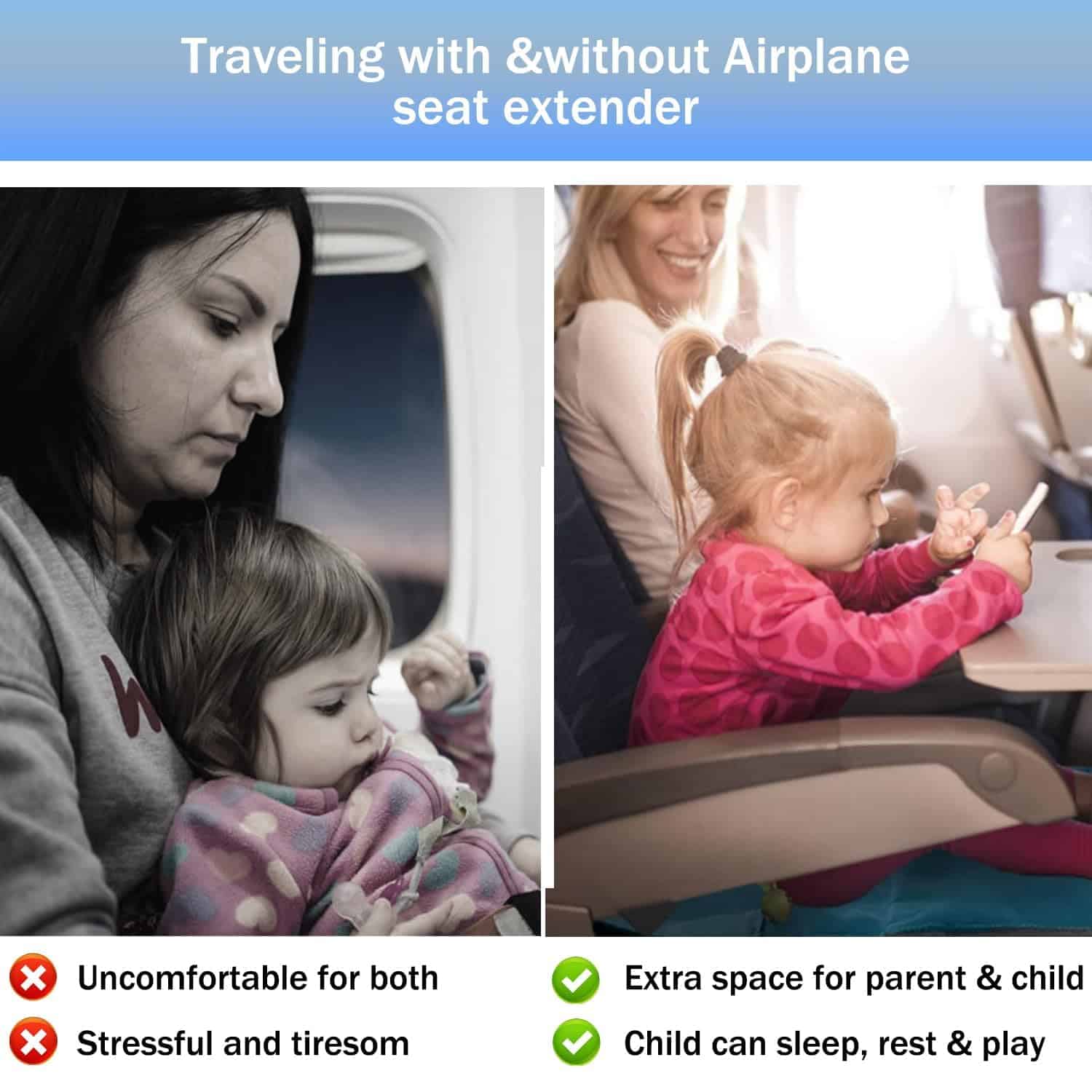 Alternative view of Cama de Avión para Niños, Extensor de Asientos de Viaje
