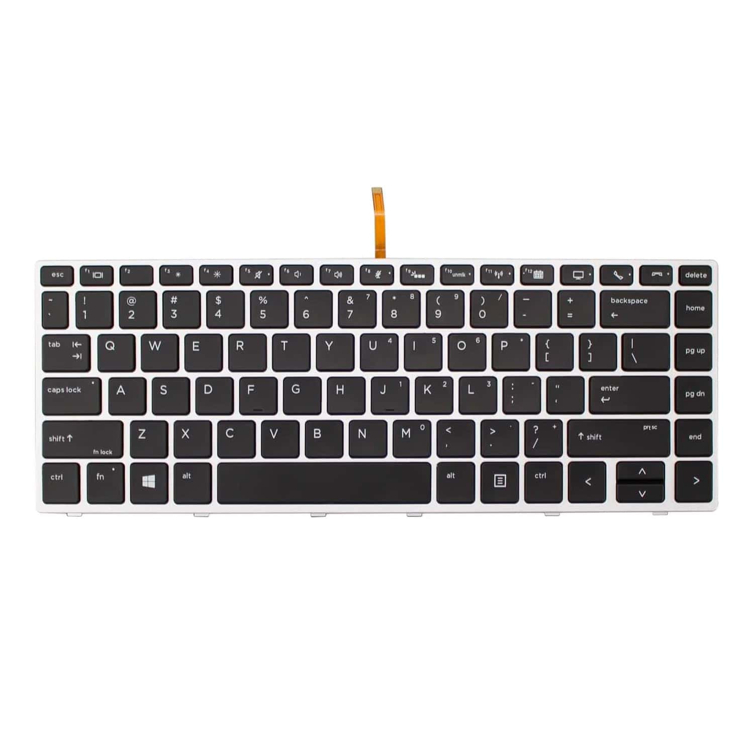 Teclado de repuesto para laptop con retroiluminación para