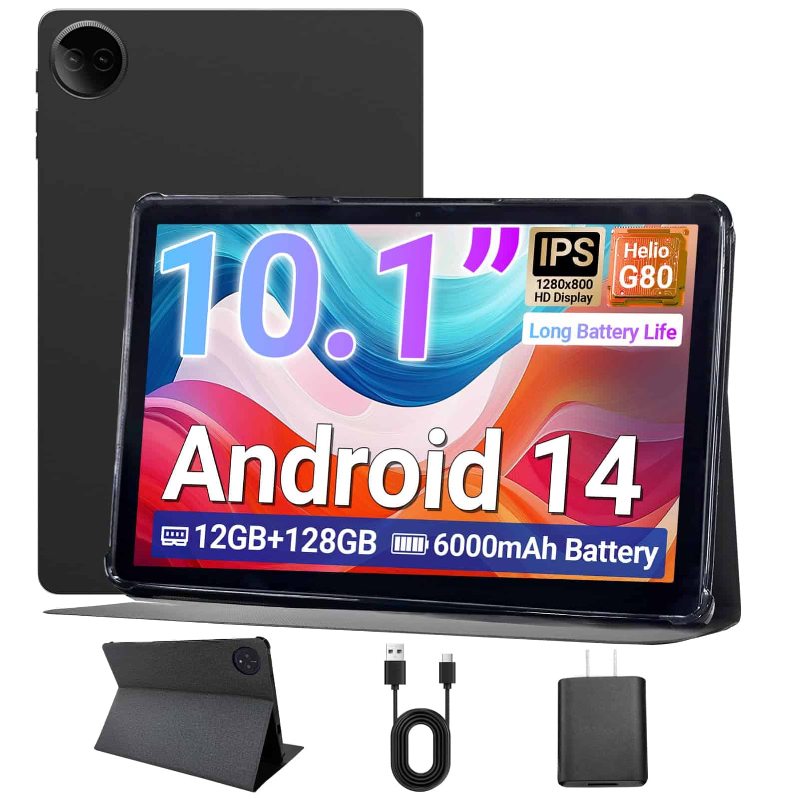 Tablet DigiLand 2025 10.1" Android 14, MTK Helio G80