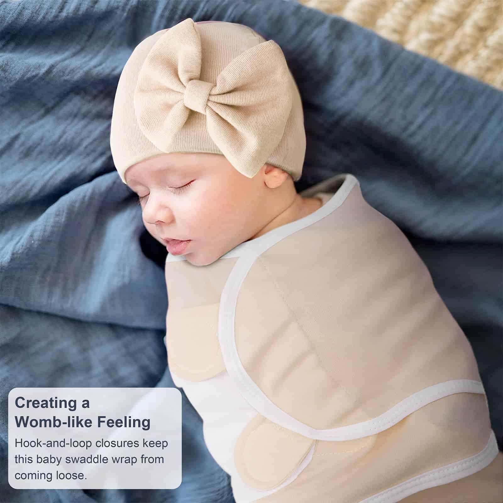 Alternative view of DRESHOW BQUBO 3 Pack Swaddle Sleep Sacks Manta de Envoltura