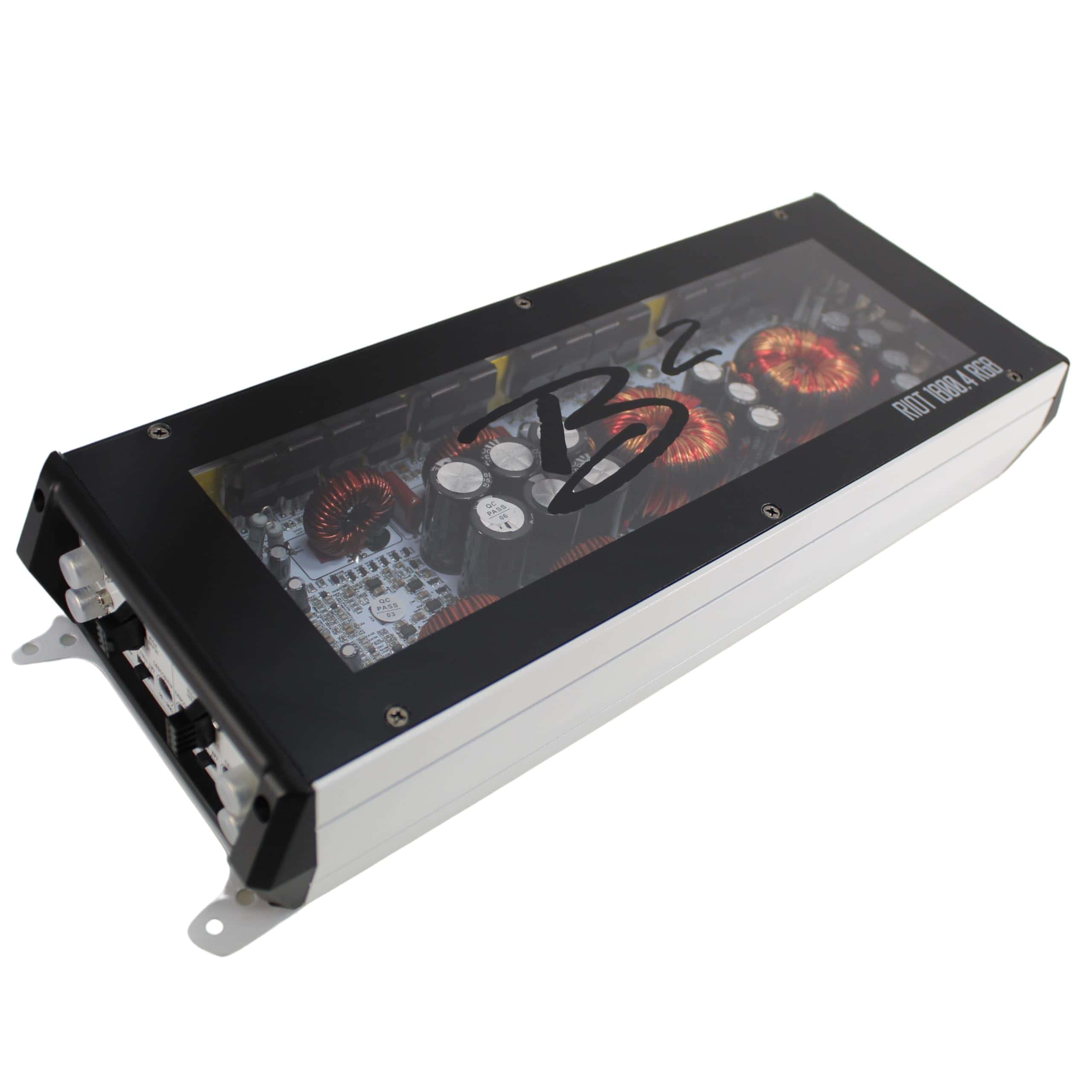 Amplificador de 4 canales B2 Audio RIOT 1800W Clase D de 2