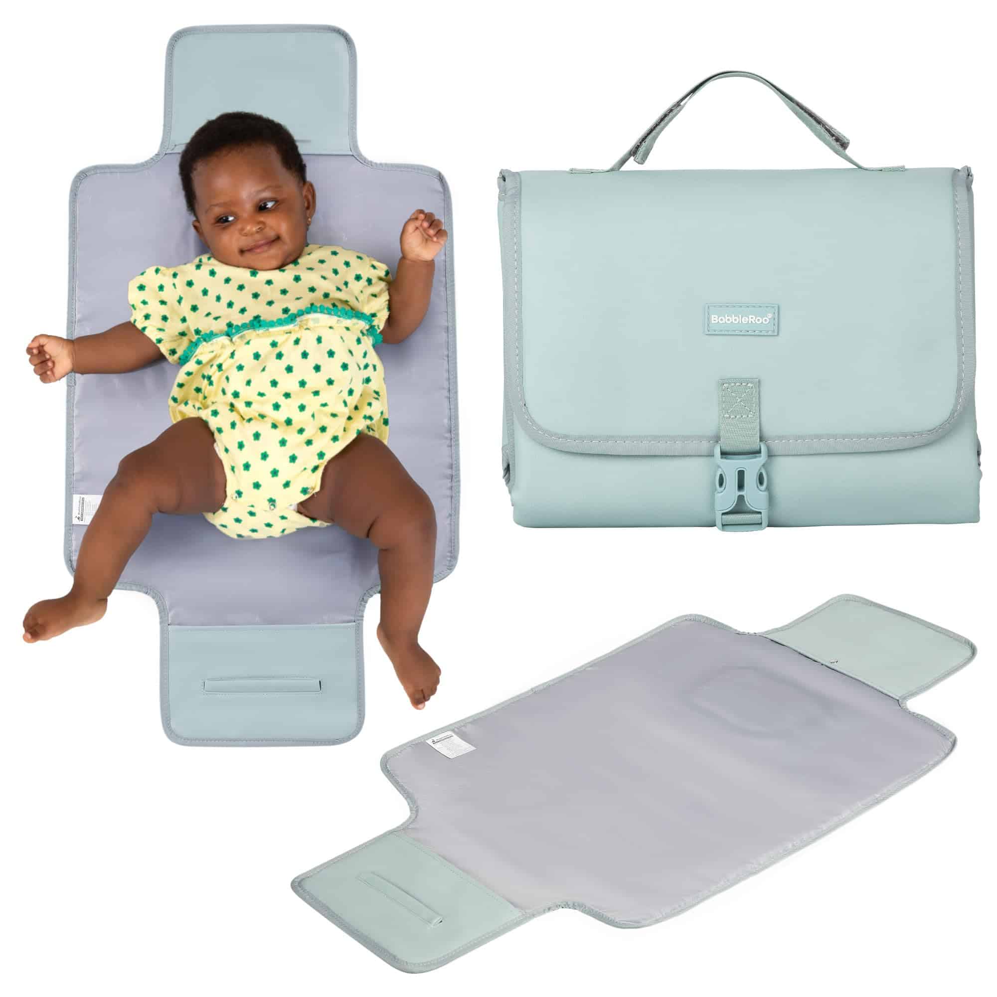 Cambiador de Pañales BabbleRoo – Cómodo -Azul en Polvo