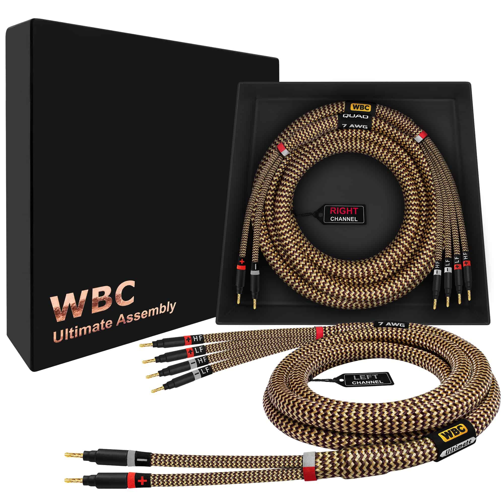 Cable para Altavoces de Alta Fidelidad Bi-Cable 20 Pies – 7