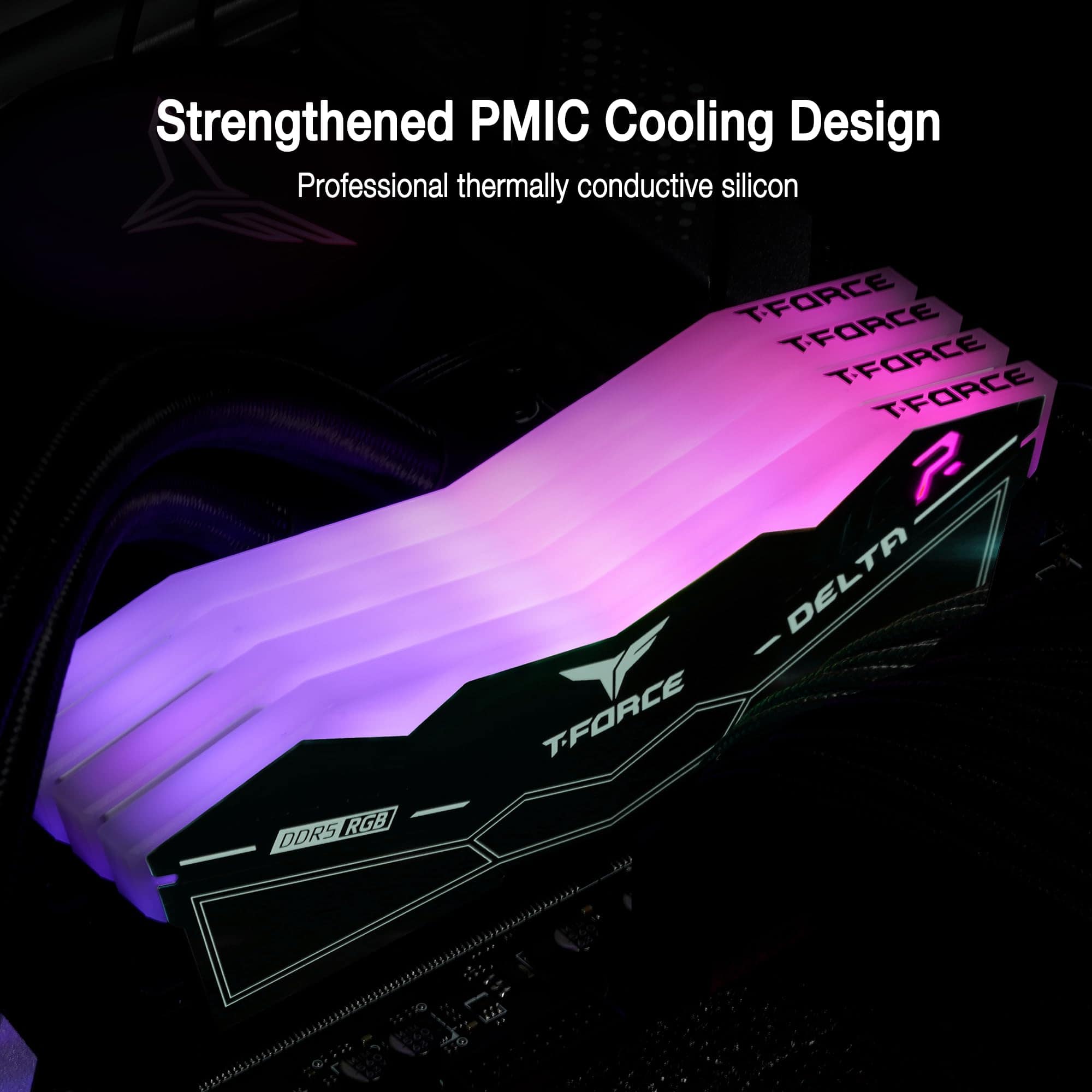 Memoria RAM TEAMGROUP T-FORCE DELTA RGB DDR5 -Negro - Image 5