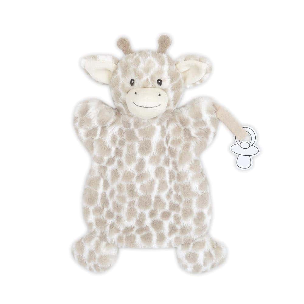 MON AMI Gentry Giraffe Portachupetes y Mantita de Seguridad
