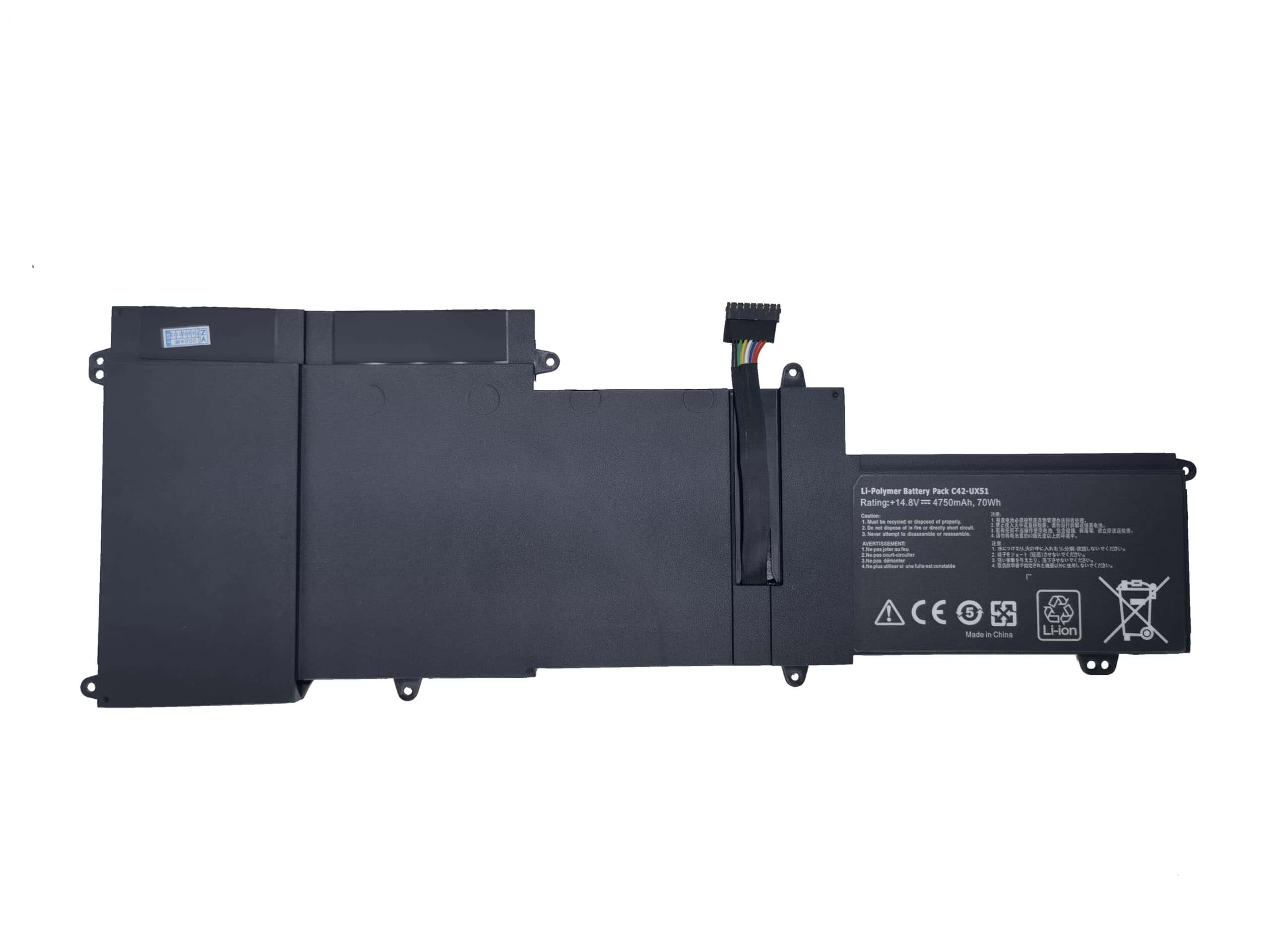 Batería de Repuesto para Laptop FLYRLB C42-UX51 Compatible