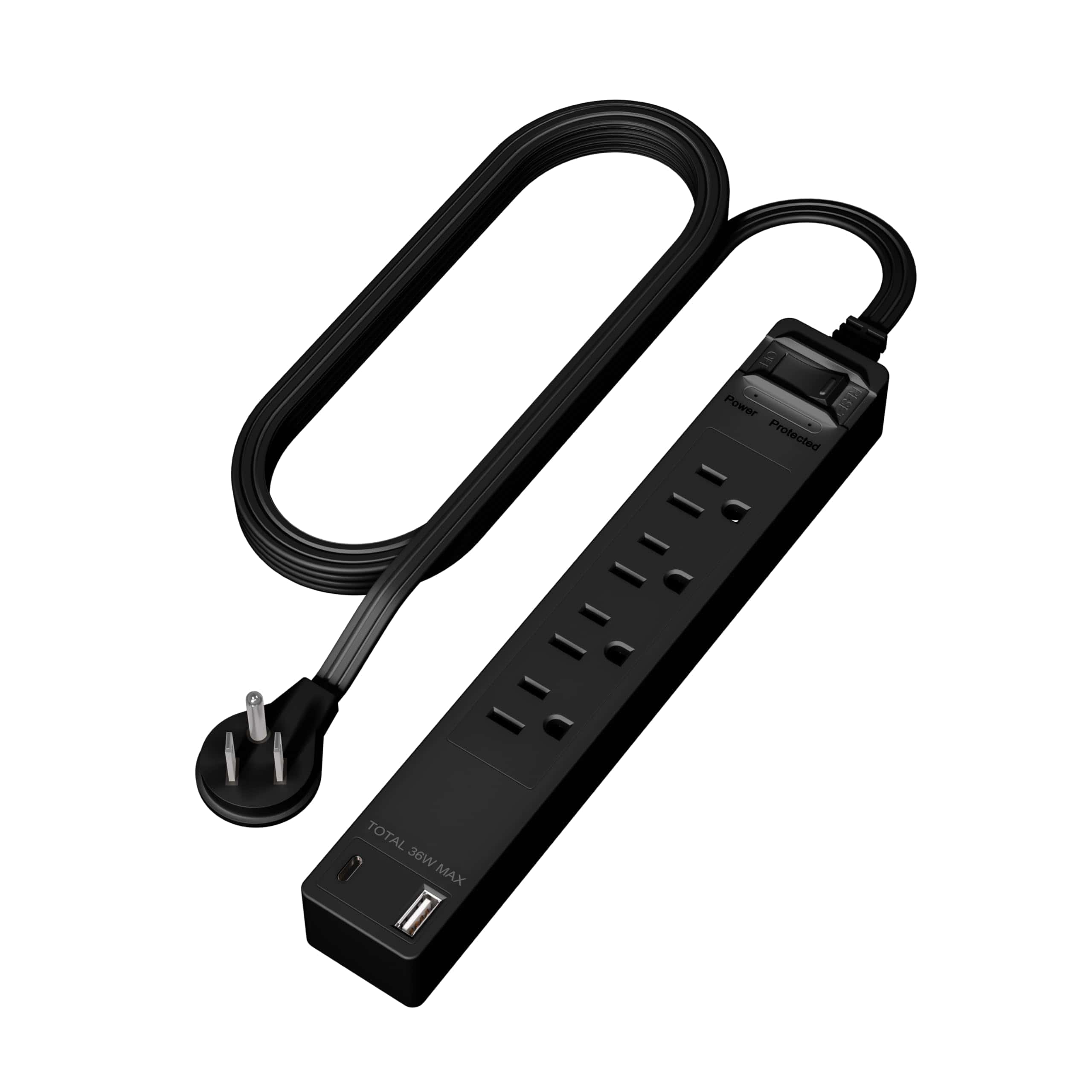 Extensor de tomacorriente LIDER PD 36W con protección