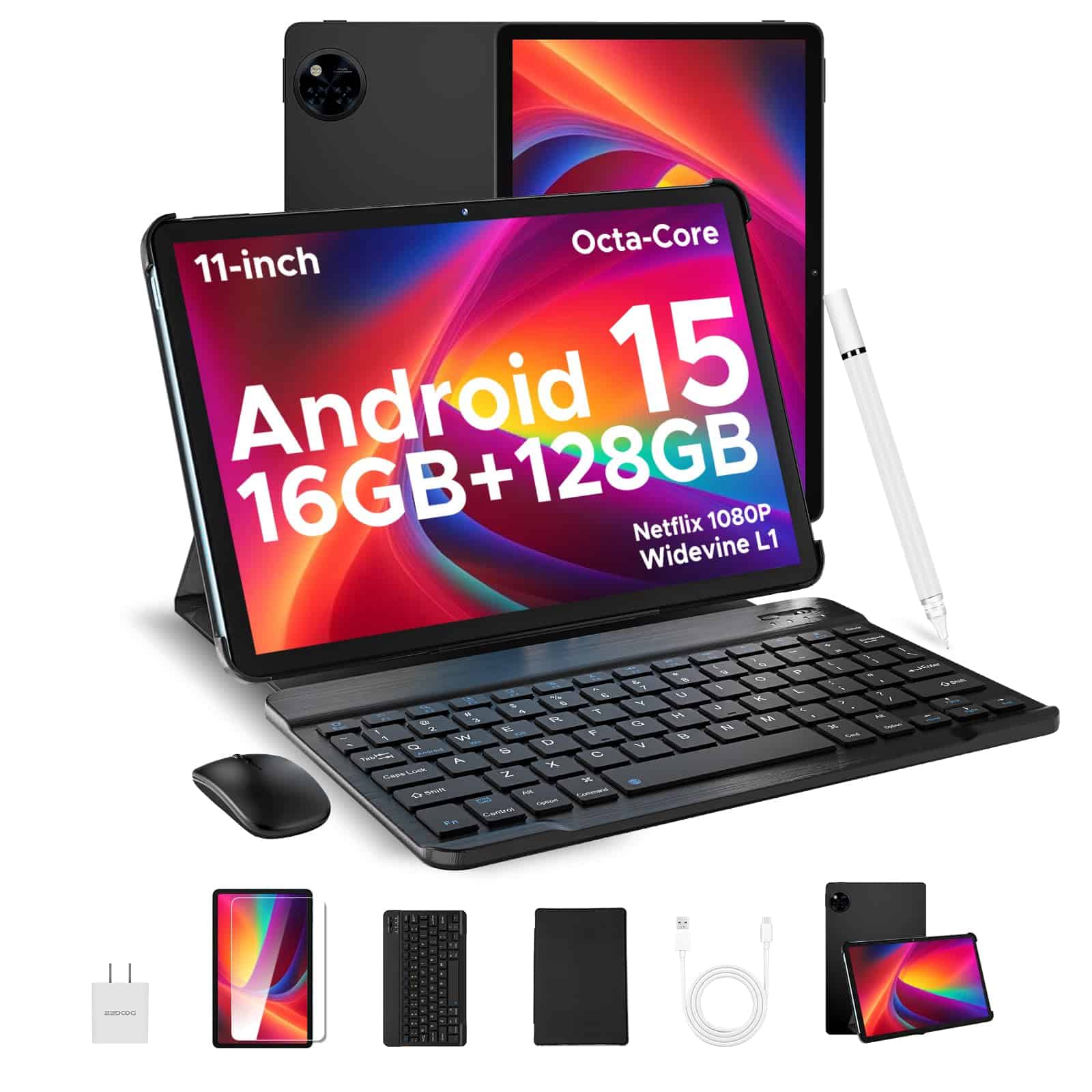 Tableta Android DOOGEE U11 (2025) con Teclado, 11 pulgadas,