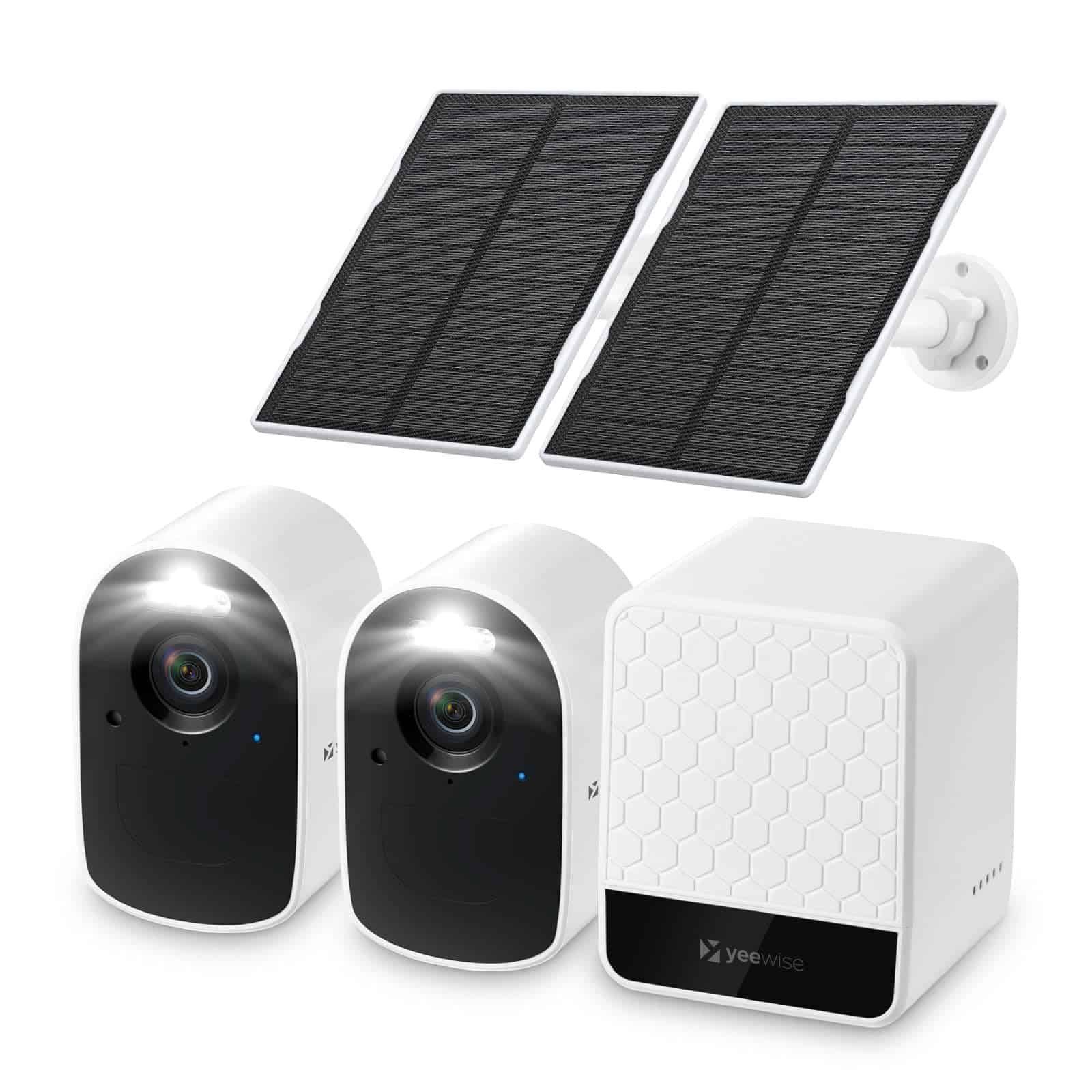 Cámaras de seguridad inalámbricas WiFi6 Solar yeewise,