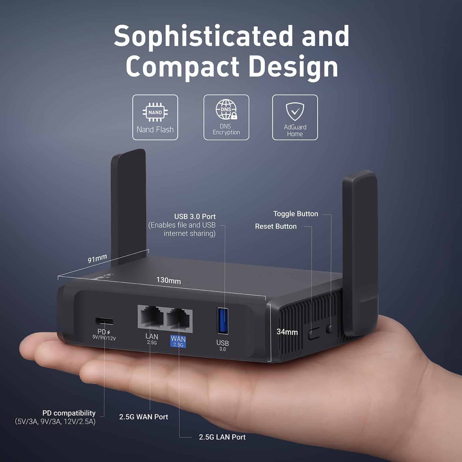 GL.iNet GL-BE3600 (Slate 7) Router de Viaje Portátil, - Image 6