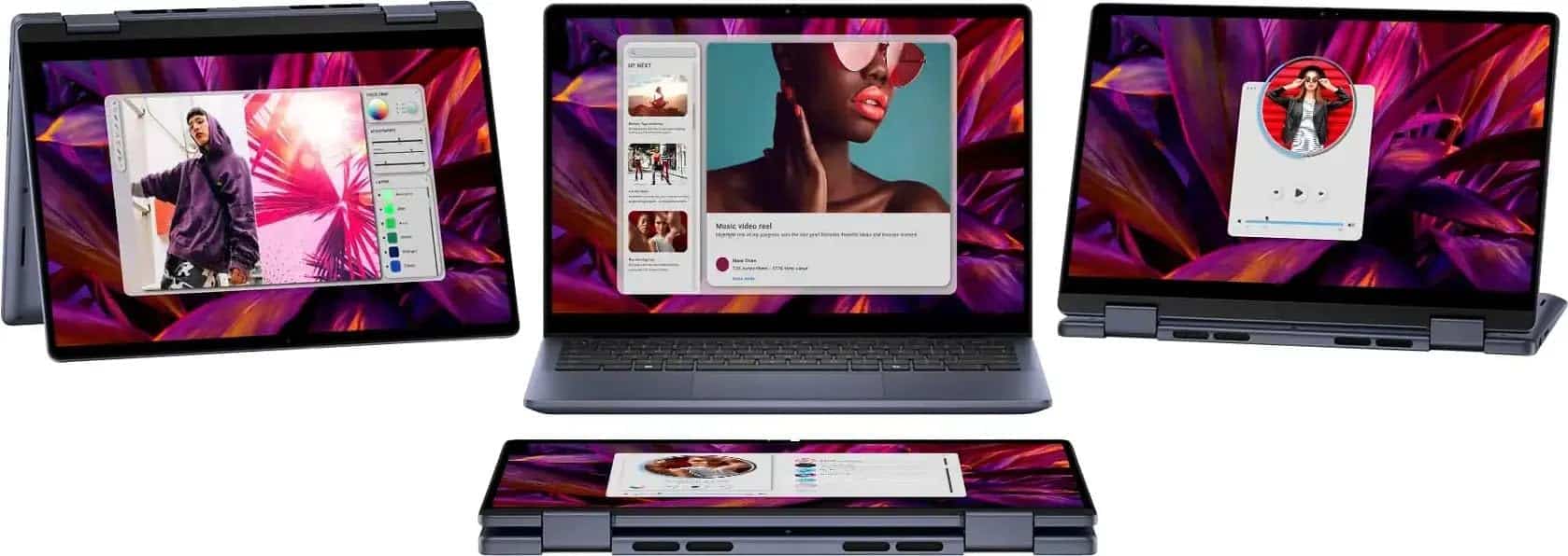 Alternative view of Laptop de Negocios Dell 2025 Inspiron 14 7445 2 en 1,