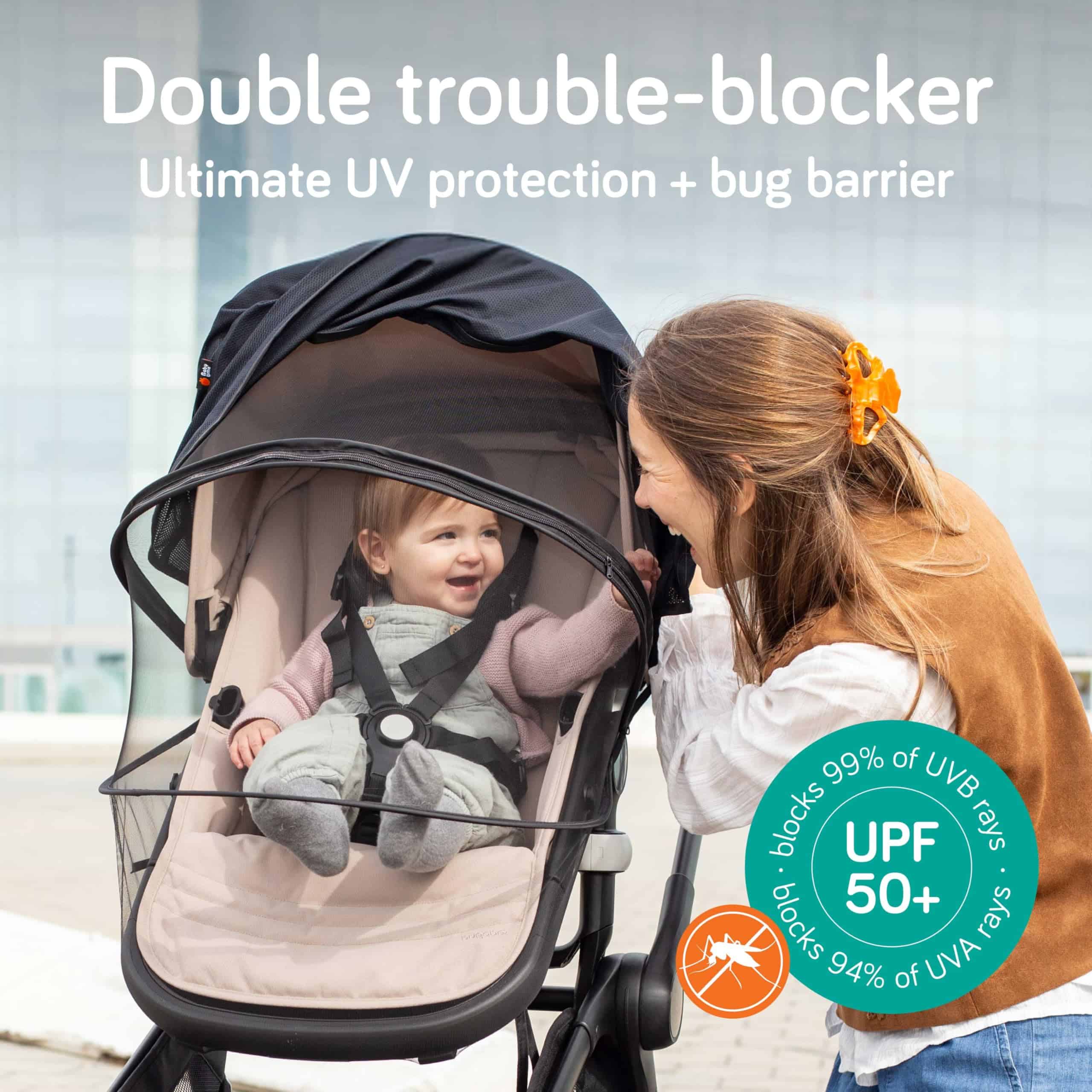 Alternative view of Mosquitero 2 en 1 para Carriola y Protector Solar -