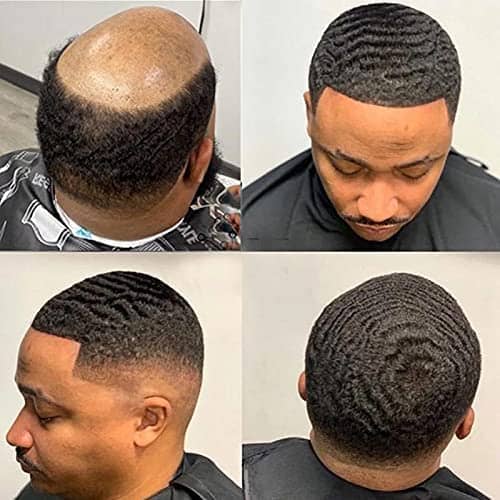 Pelucas para Hombres Afro Onda Wave de 6MM HAPPY&CC de Pelo
