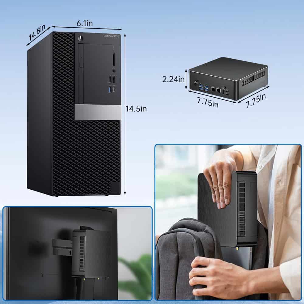 Alternative view of Mini PC Thdeukoty con Core i9-9880H 2.3 hasta 4.8GHz, 32G